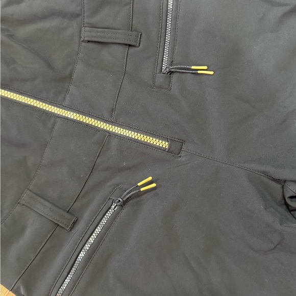 Roxy ski bib overalls with Gold Accents - Picture 6 of 13